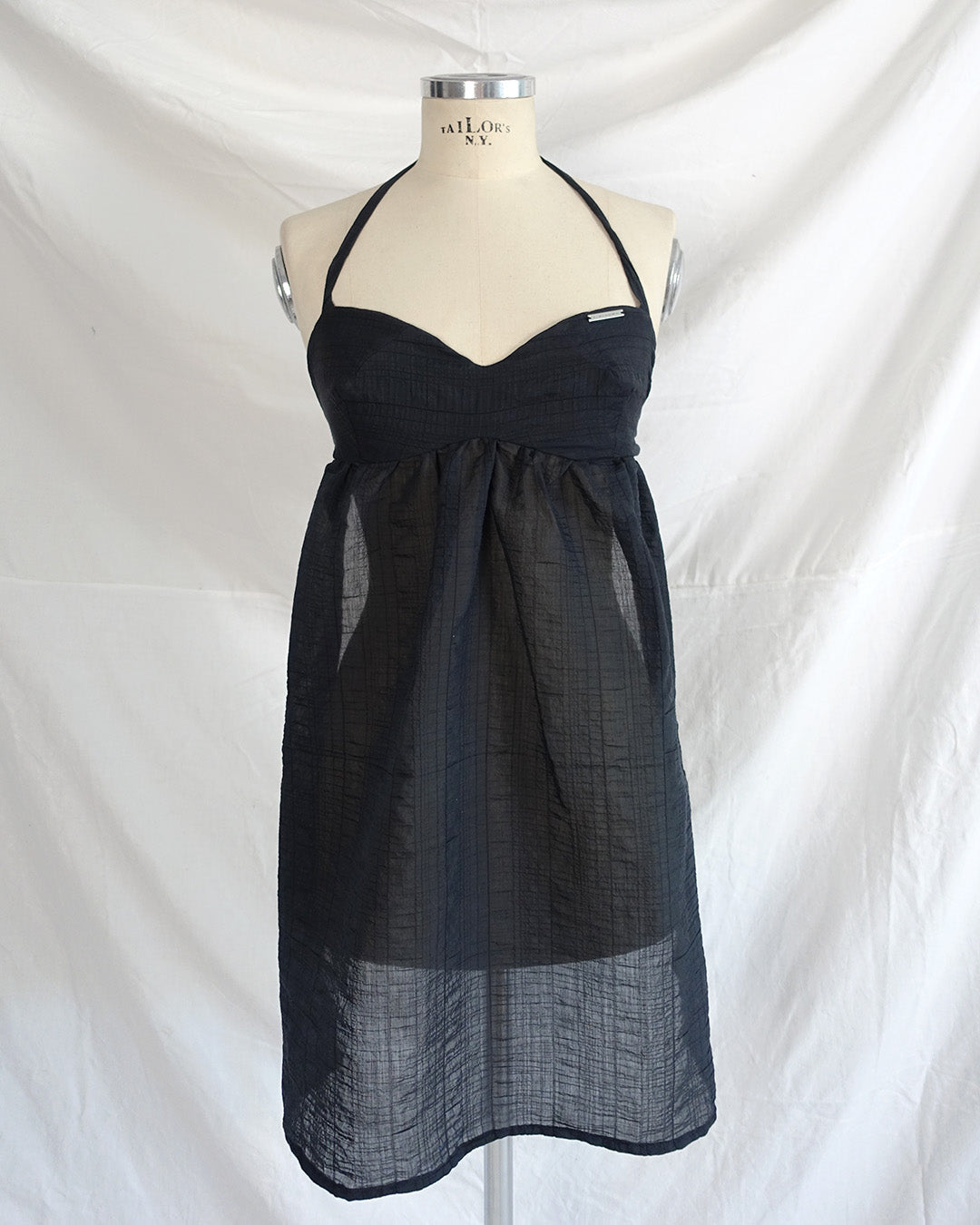'AURORA' backless top grey
