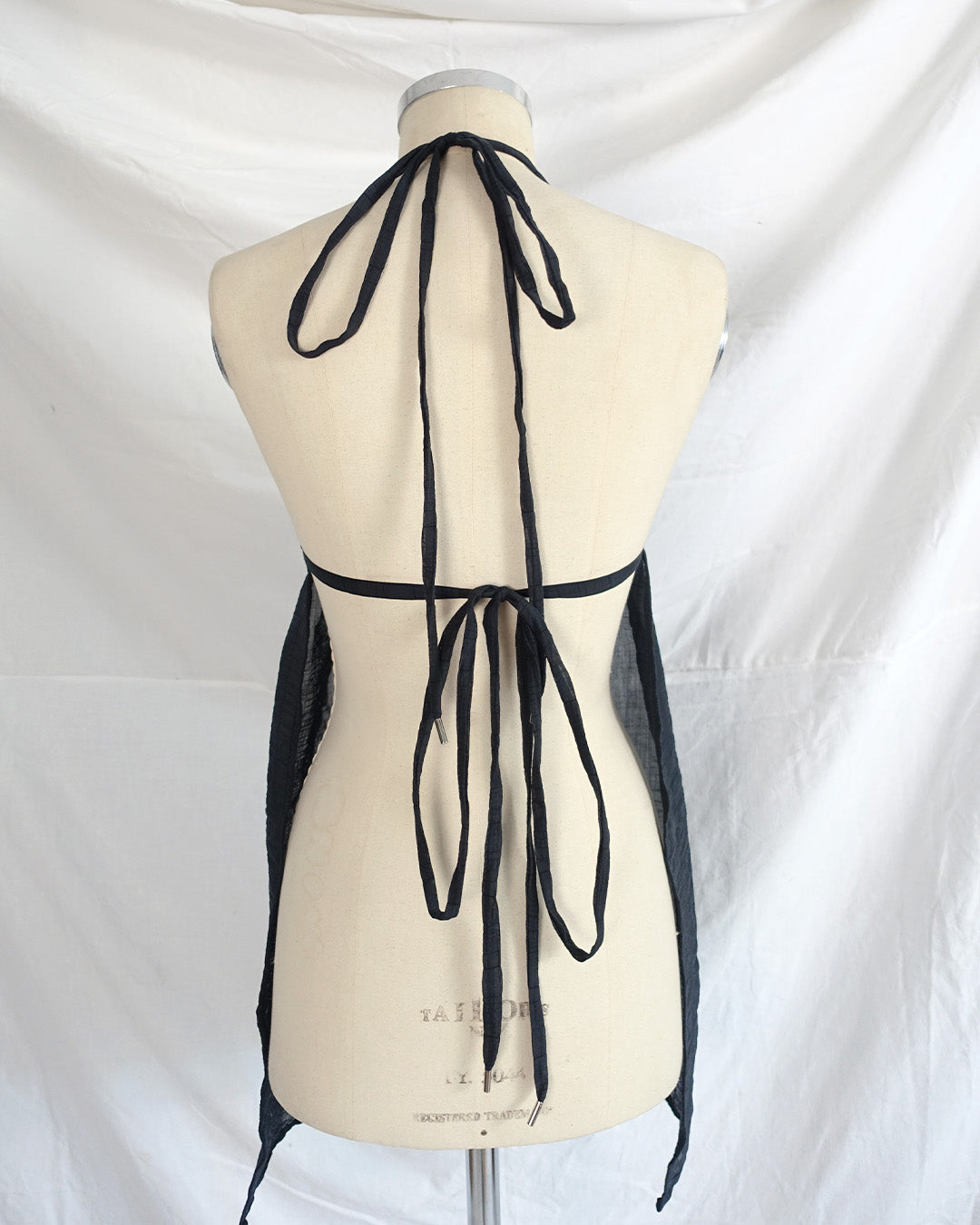 'AURORA' backless top grey