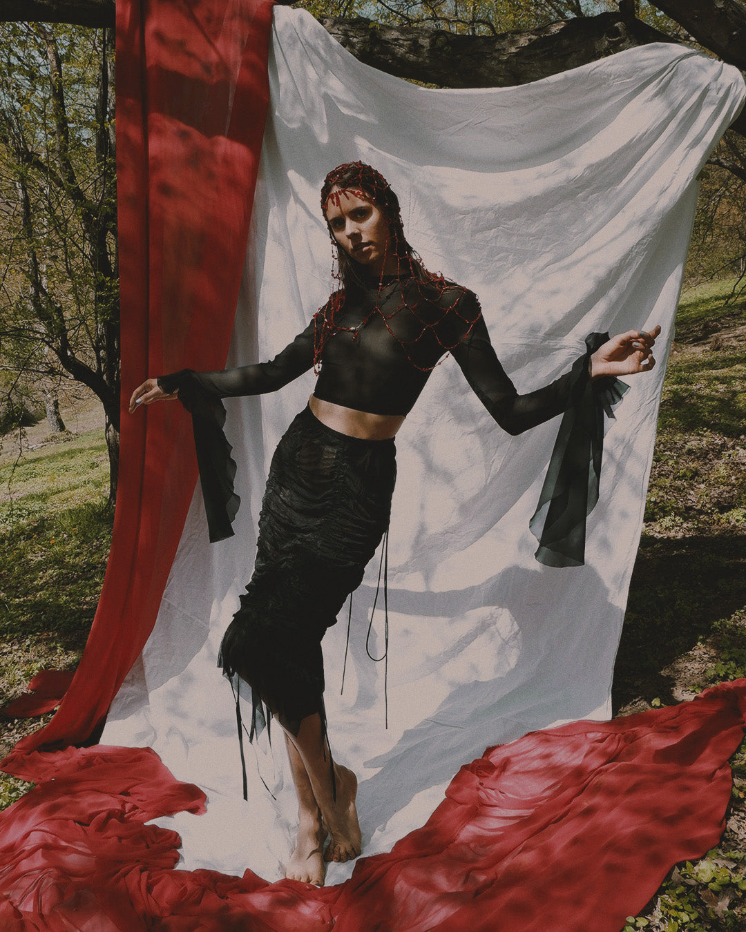 'SKELETON' skirt