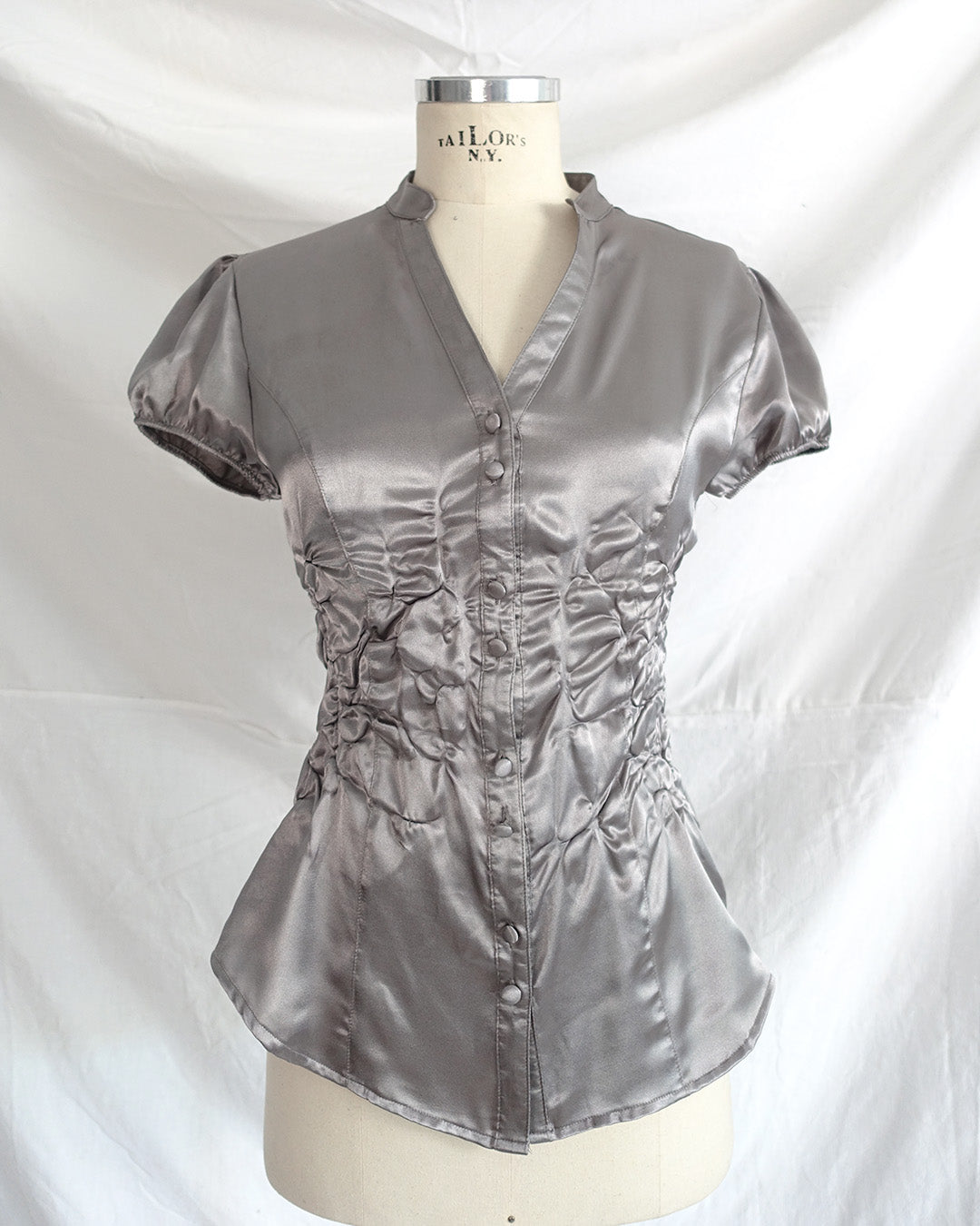 ‘MELT‘ blouse grey